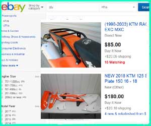 cheap ktm 450xc parts